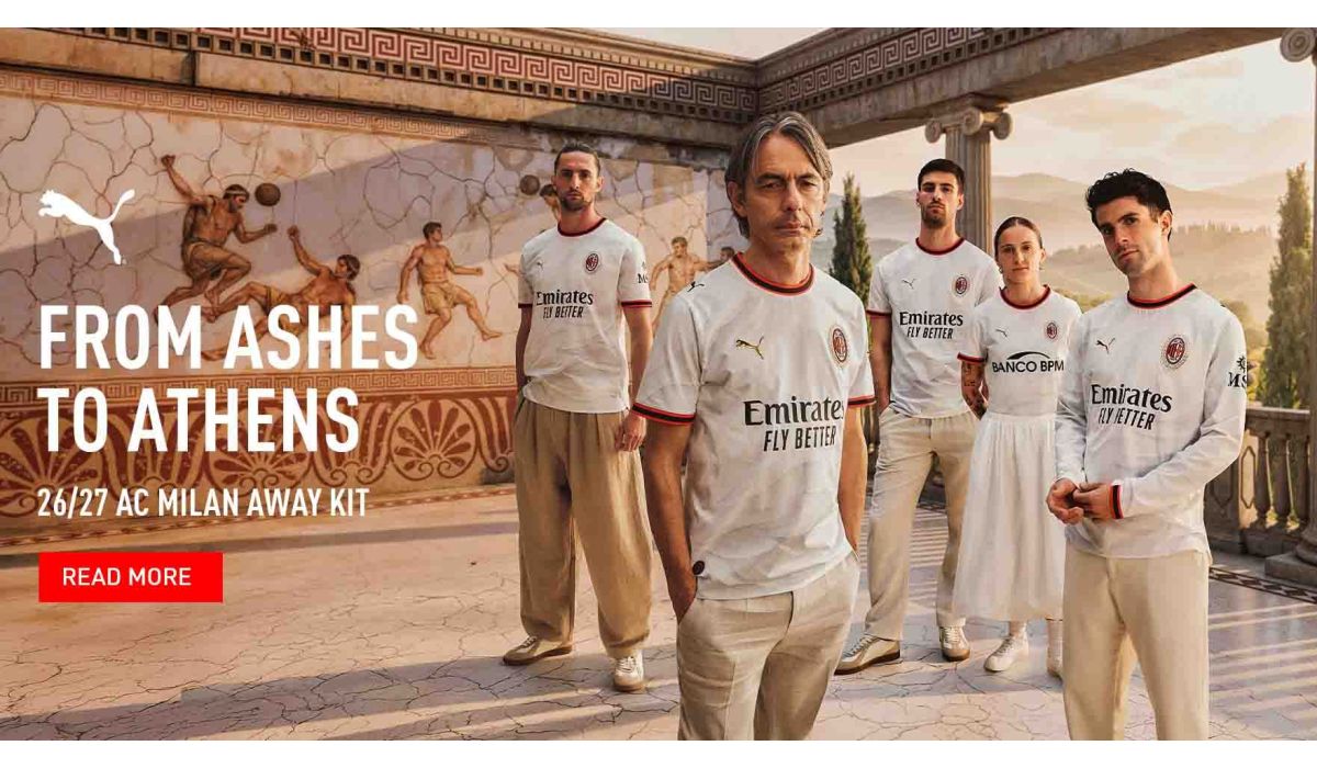 AFTER ISTANBUL, THERE IS ALWAYS ATHENS: PUMA AND AC MILAN UNVEIL THE NEW 26/27 AWAY KIT