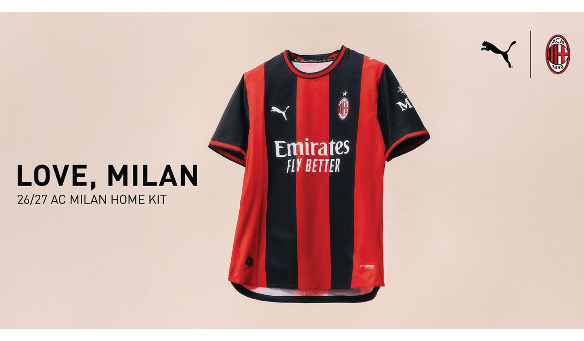 PUMA AND AC MILAN UNVEIL THE 2026/27 HOME KIT