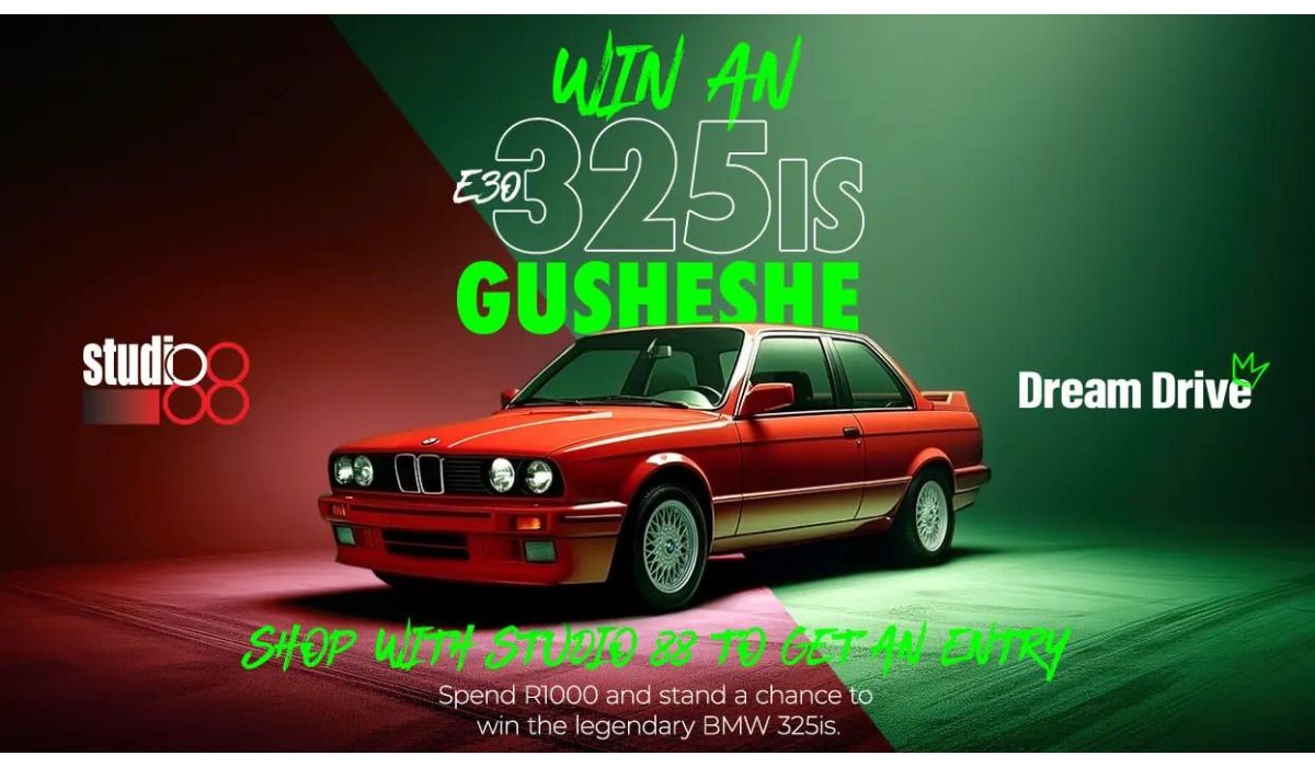 Win a BMW 325is Gusheshe with Studio 88 Competition 2025.”