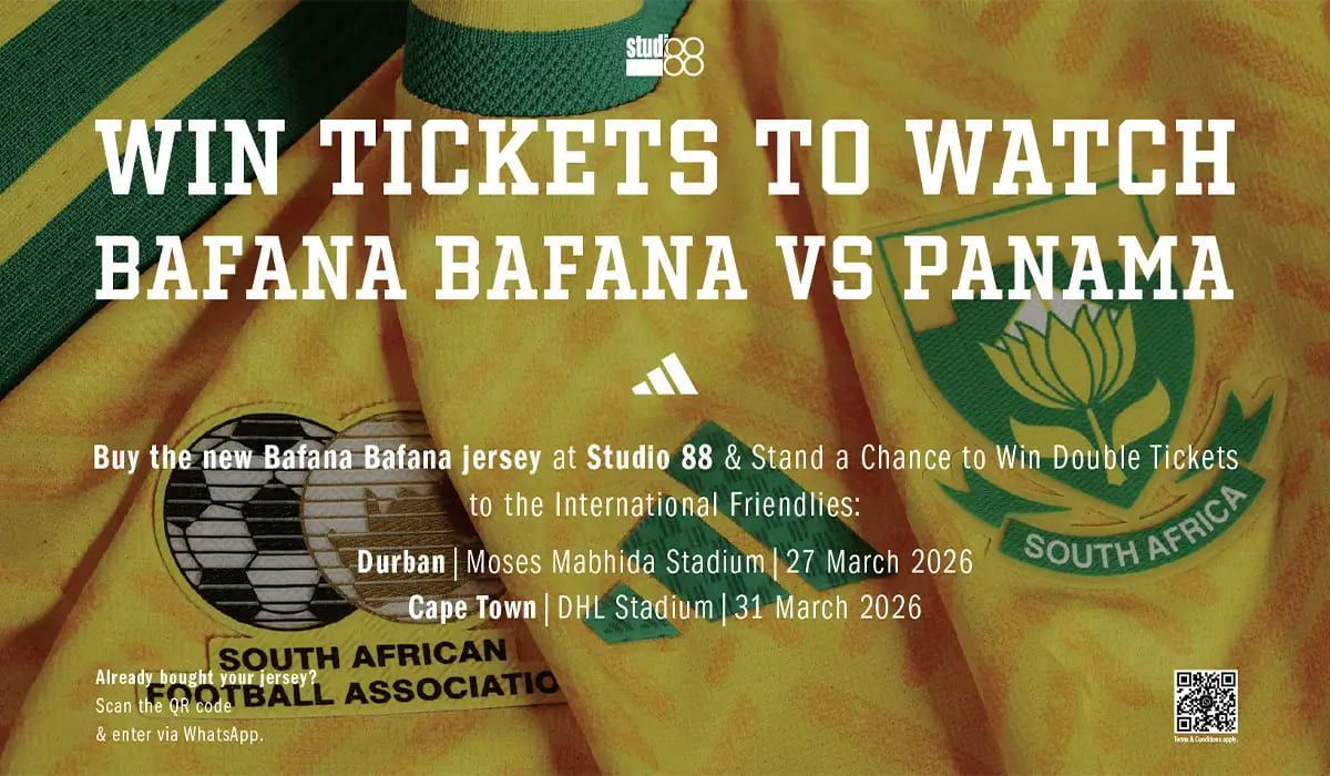 Bafana Bafana jersey launch competition Studio 88 adidas