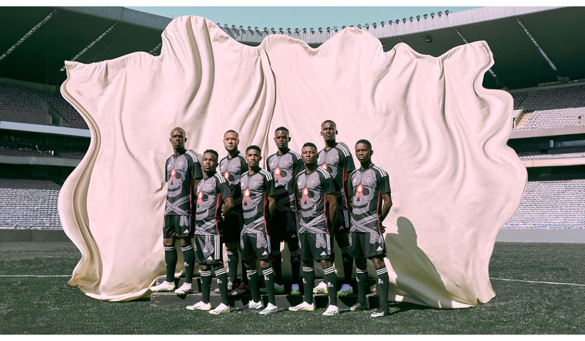 Adidas and Orlando Pirates Unveil 23/24 Season Jersey In Collaboration with Thebe Magugu
