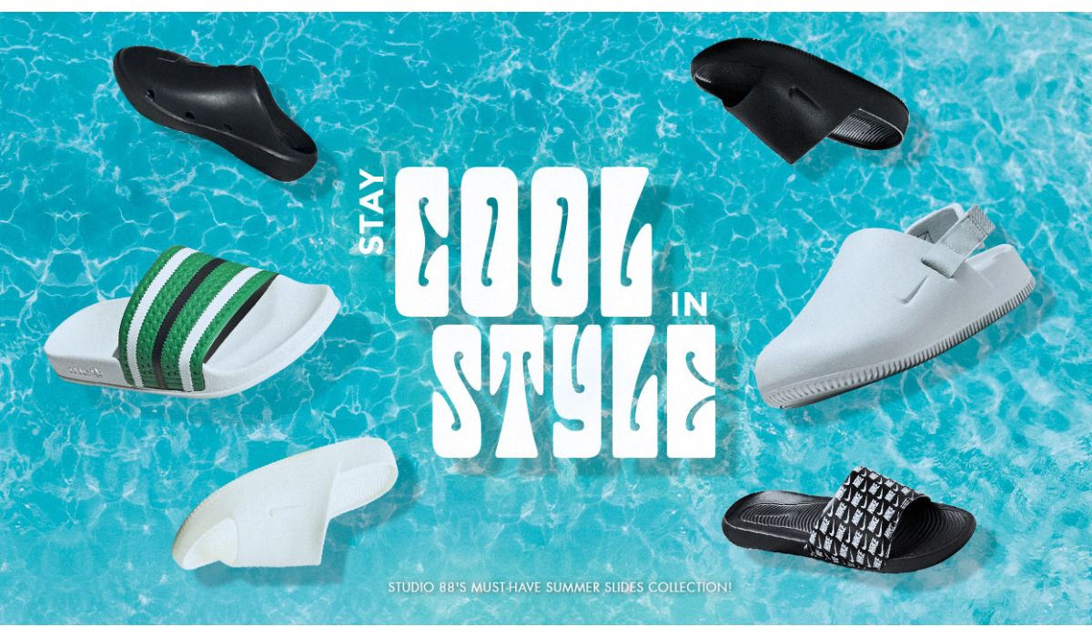 Stay Cool in Style: Studio 88's Must-Have Summer Slides Collection!