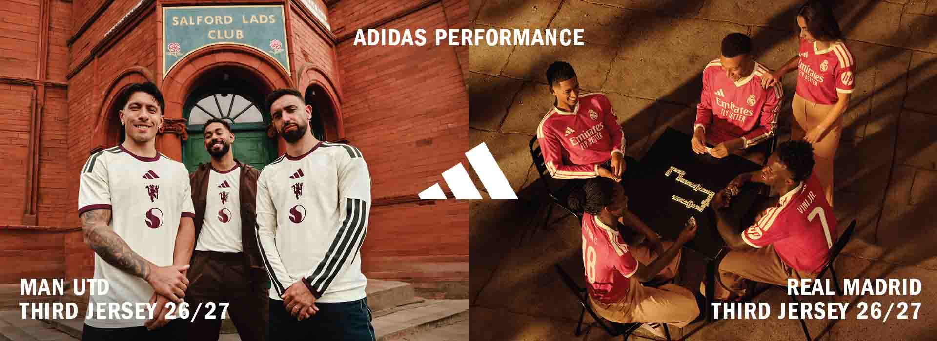 adidas Performance Third Jerseys