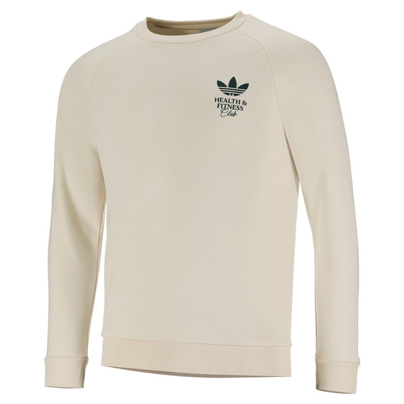 adidas Originals Adi Health Club Sweatshirt Mens Ecru Tint | Studio 88