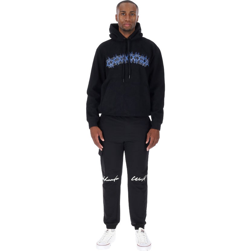Shop Skhanda World Sound Wave Quarter Zip Hoodie Mens Black | Stu