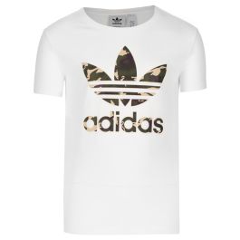 Shop adidas Originals Trf Aop Youth T-Shirt White | Studio 88