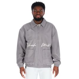 Shop Skhanda World Flaming Concrete Jacket Mens Nickel | Studio 8