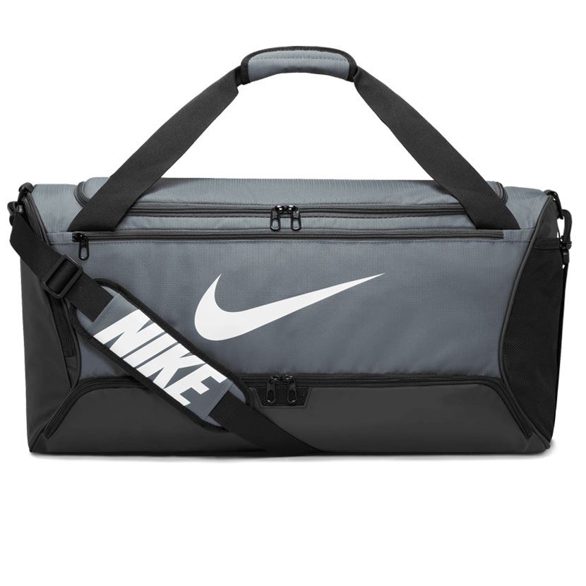 Shop Nike Brasilia 9.5 Training Duffel Bag Iron Grey/Black | Stud