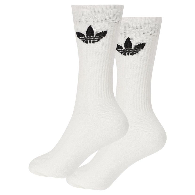 adidas Originals Trefoil Crew Socks White Studio 88