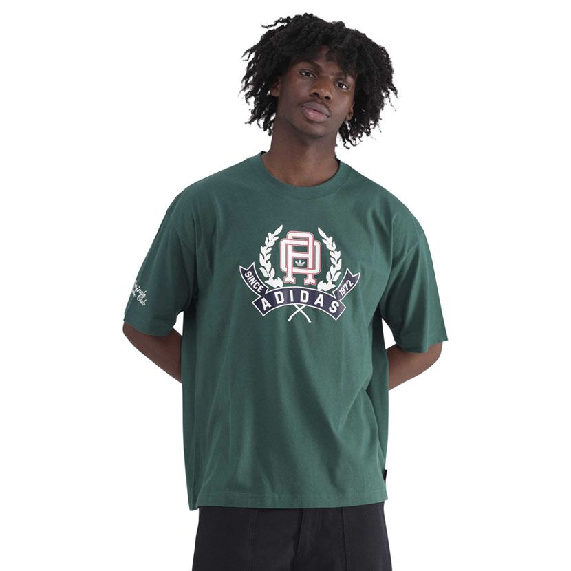 adidas Originals VRCT T-shirt Mens Collegiate Green Studio 88