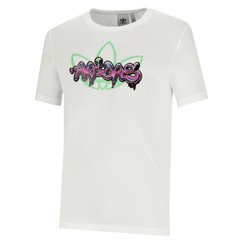 adidas Originals Graphic Baby 2 T-shirt Mens White | Studio 88