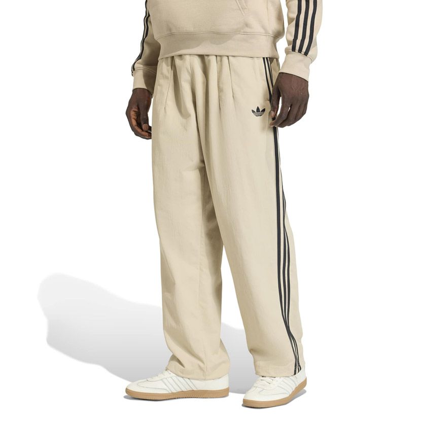 adidas Originals 3 Stripes Loose Tailored Pants Mens Stone Khaki
