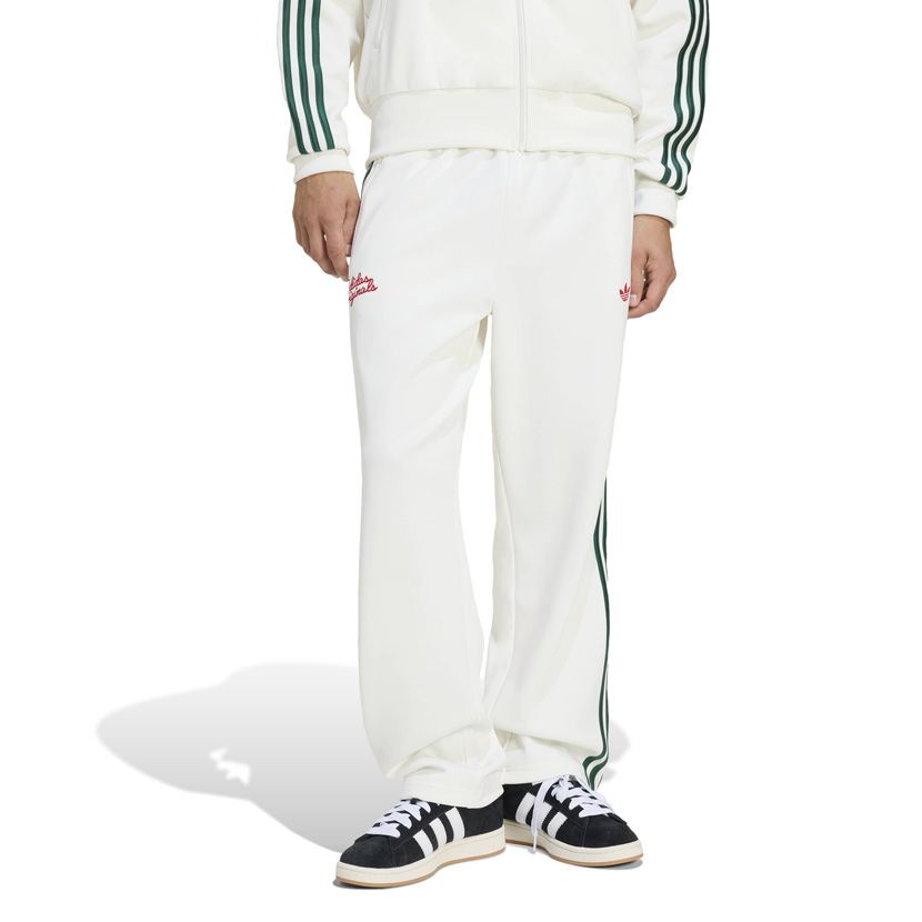 adidas Originals Firebird Track Pants Mens Off White/Green | Studio 88