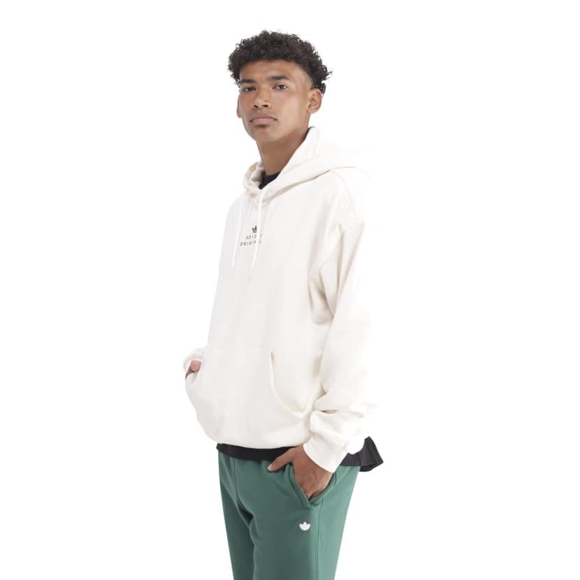 adidas Originals Micro Hoodie Mens Ecru Tint | Studio 88