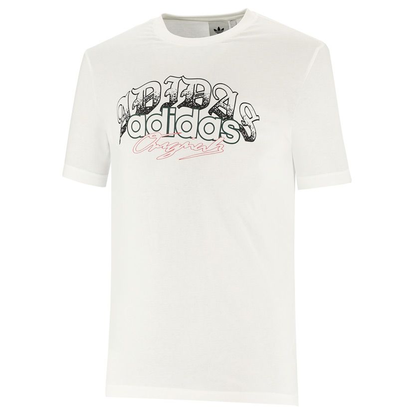 adidas Originals Graphic T-shirt Mens Cloud White | Studio 88