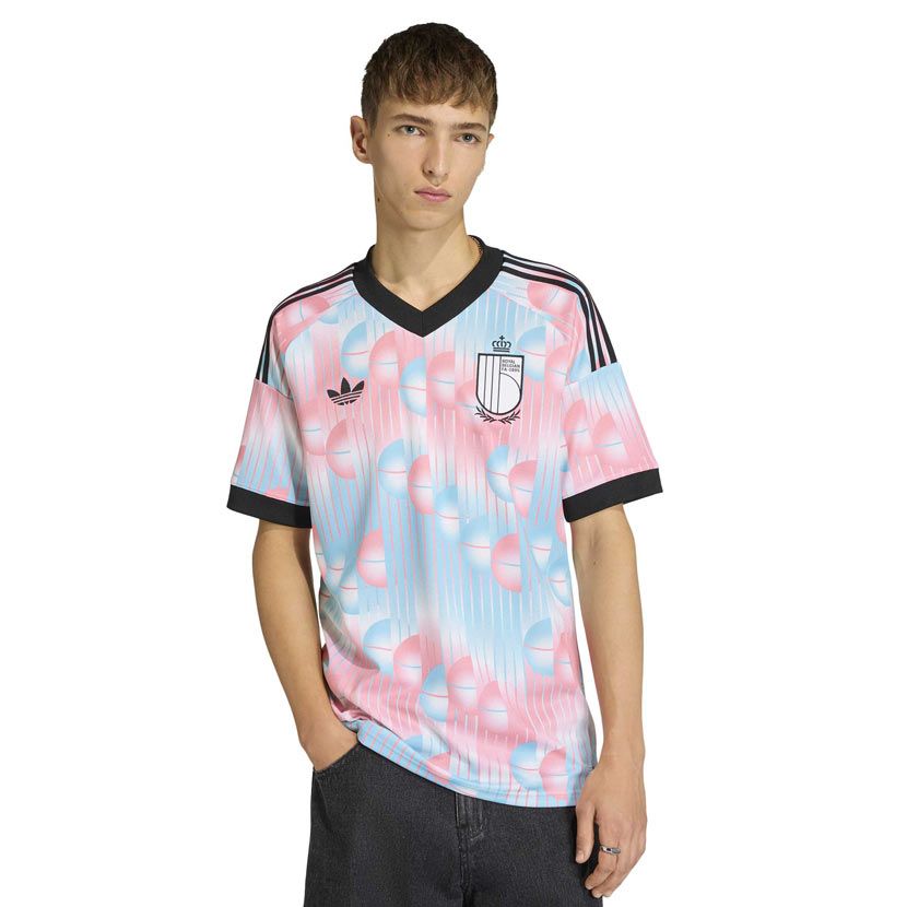 adidas Originals Belgium 26 Away Jersey Mens Frozen Blue | Studio 88