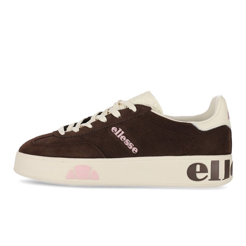 ellesse Calcio Platform Sneaker Womens Brown/Cream/Pink Studio 88 - Main Image