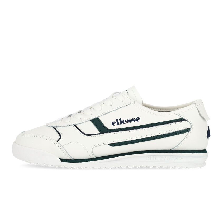 ellesse Modena Sneaker Mens White/Navy/Green | Studio 88