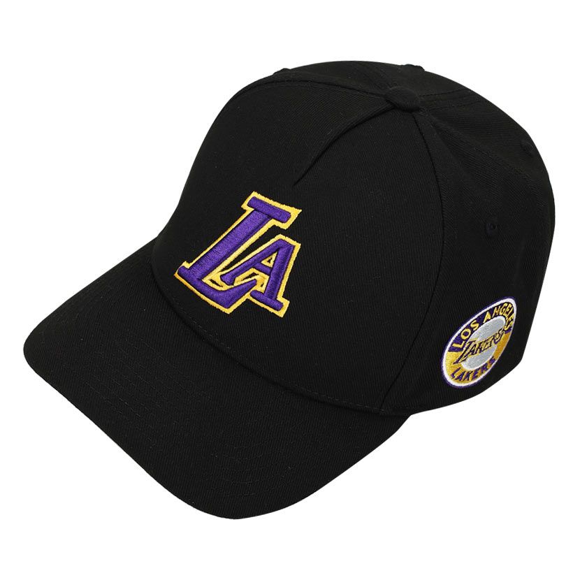 Shop Mitchell & Ness NBA LA Lakers Pro Snapback Black | Studi