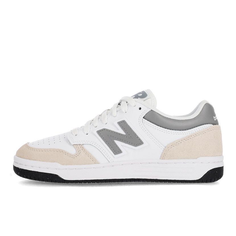 める New Balance 480 Sneaker Mens White/Slate Grey | Studio 88