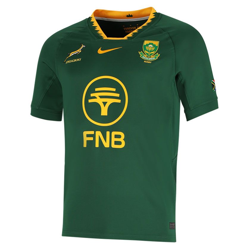 Nike Springboks Stadium VL Home Jersey Mens Green/Gold | Studio 88