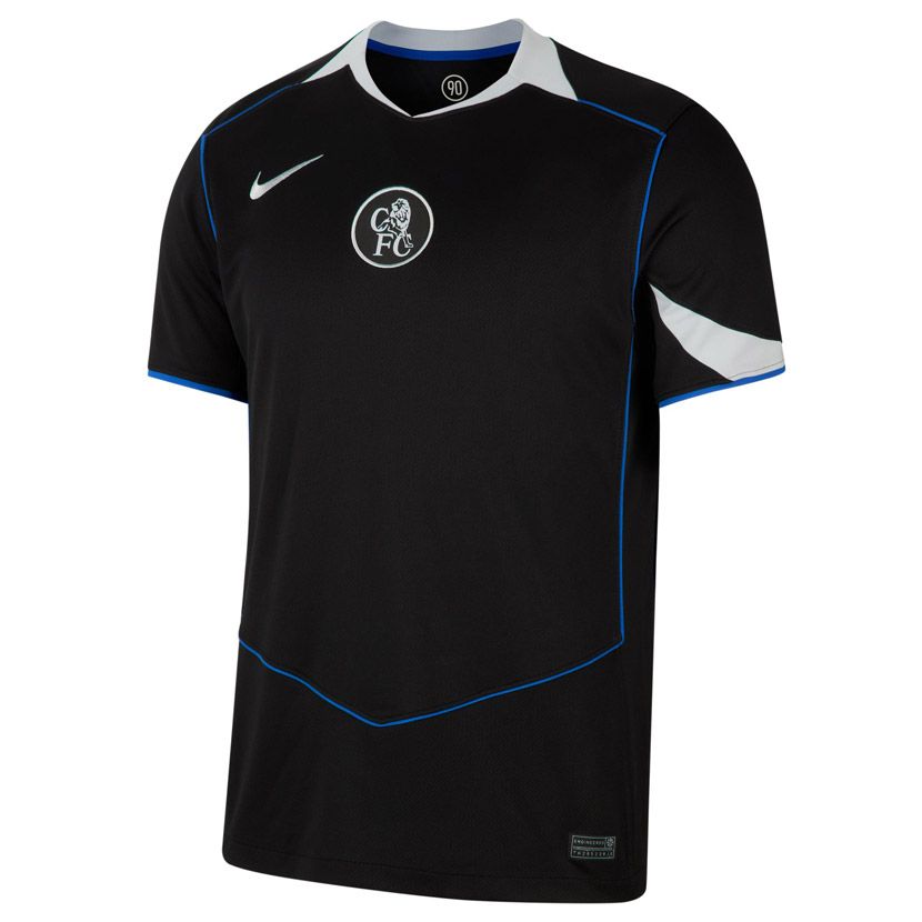 Nike Chelsea FC 25/26 Stadium Third Jersey Mens Black/Silver