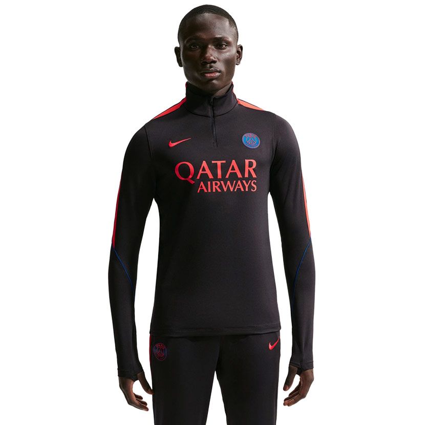 Nike Paris Saint Germain Strike Drill Top Mens Black/Red | Studio 88
