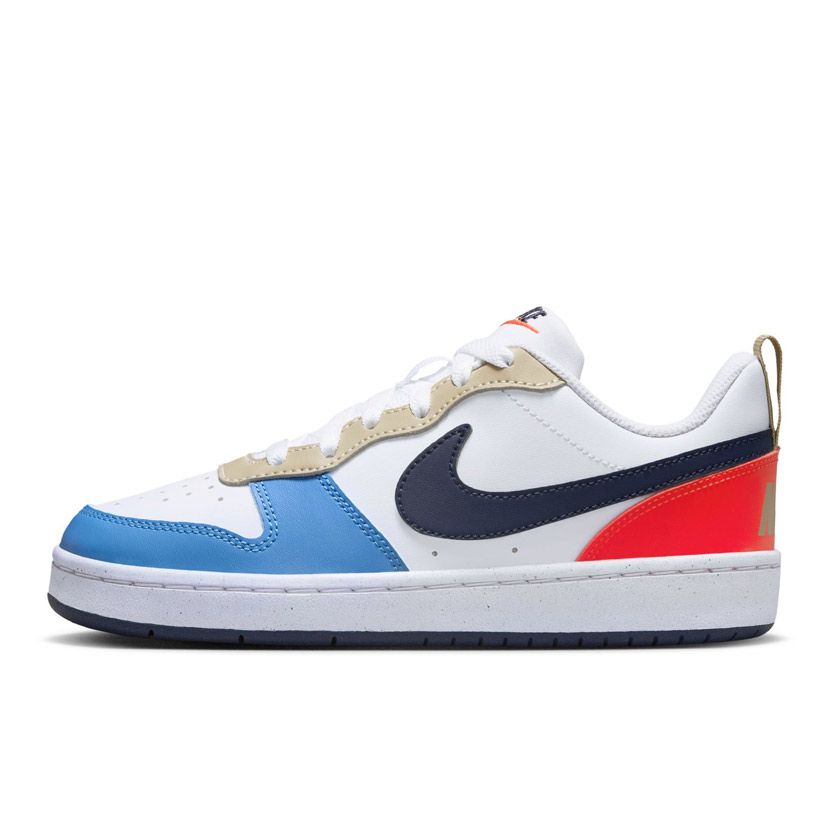 parlay② onedrop Nike Court Borough Low Recraft Sneaker Youth White/Blue