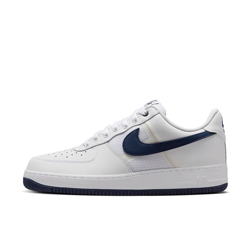 Nike Air Force 07 LV8 Sneaker Mens White/Navy Studio 88