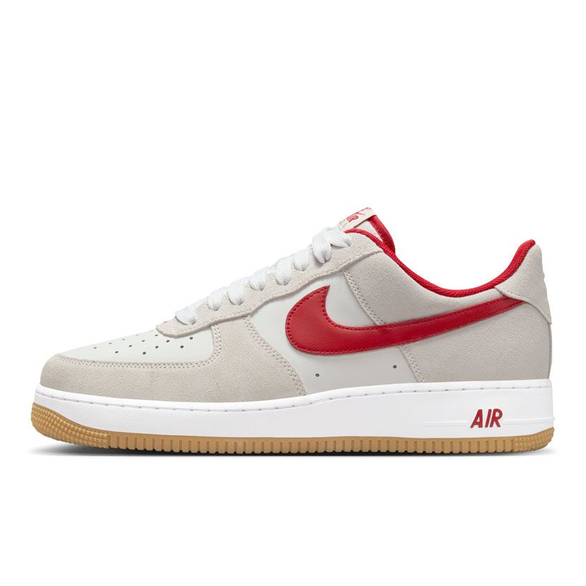 white and red air force 1s