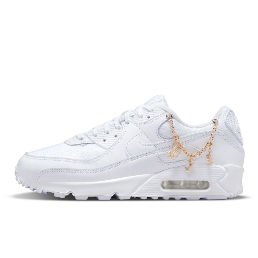 Nike Air Max 90 Supreme ホワイト Nike Air Max 90 Premium Sneaker Womens White/Gold | Studio 88