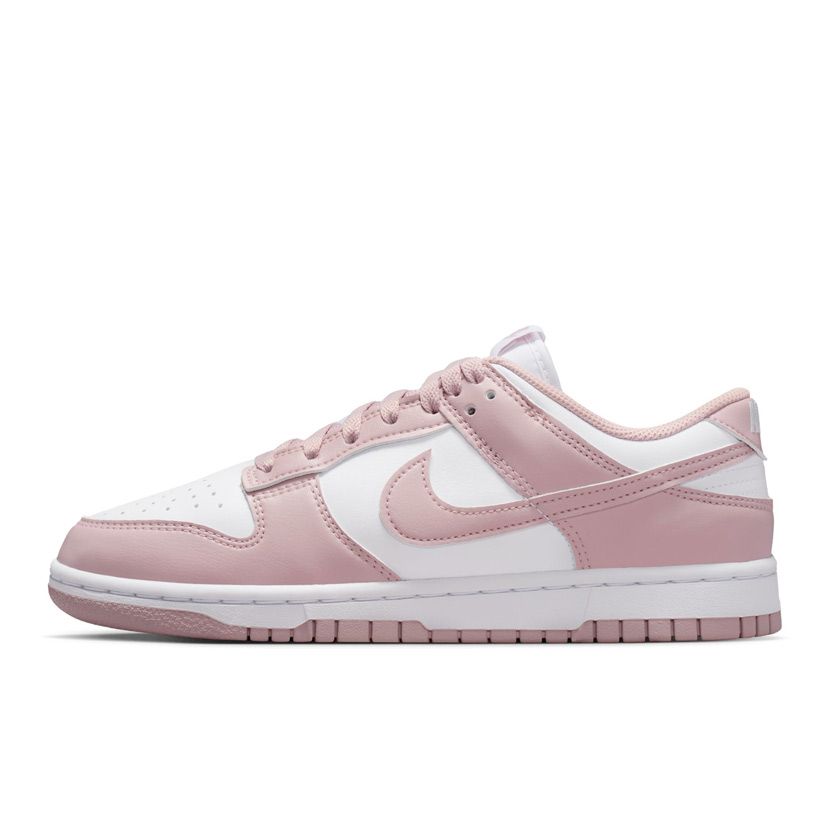Nike Dunk Low Sneaker Womens White/Rose | Studio 88