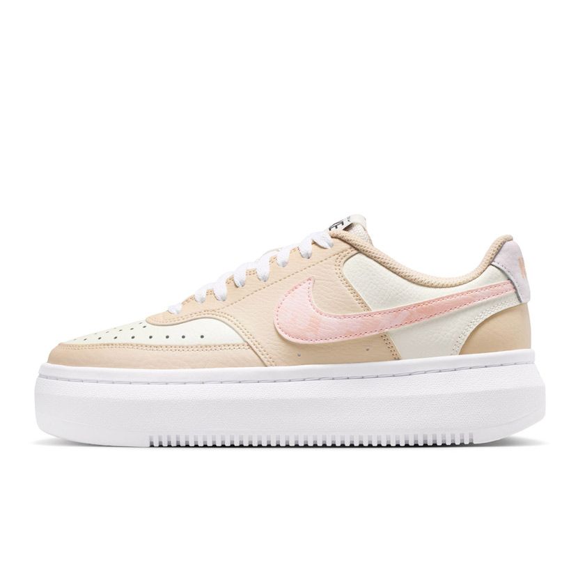 「111」 Nike Court Vision Alta Sneaker Womens Sail/Orange/Multi | Studio 88