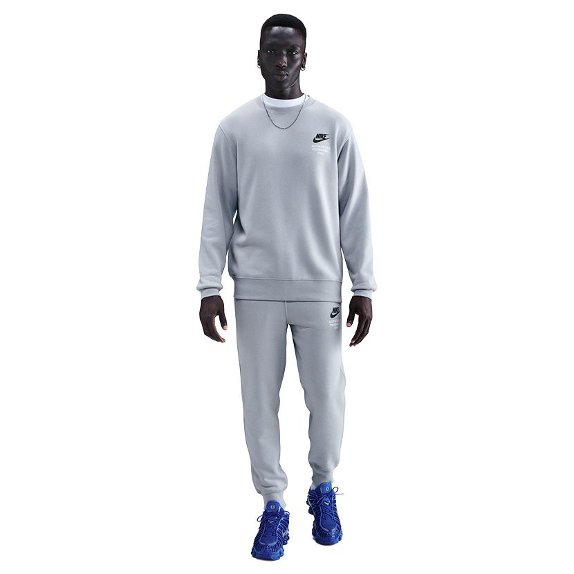 Shop Nike Club Crewneck Sweatshirt Mens Wolf Grey | Studio 88