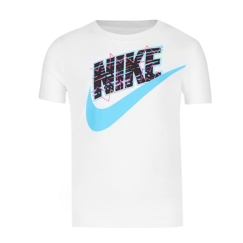 Shop Nike New Wave Futura Tee Little Kids' T-Shirt White | Studio