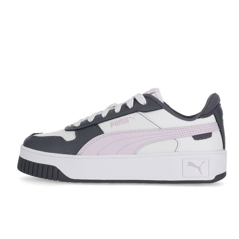 Puma Carina Street Sneaker Womens White/Lilac/Frost | Studio 88