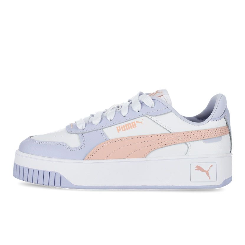 Puma Carina Street Sneaker Womens White/Rose | Studio 88