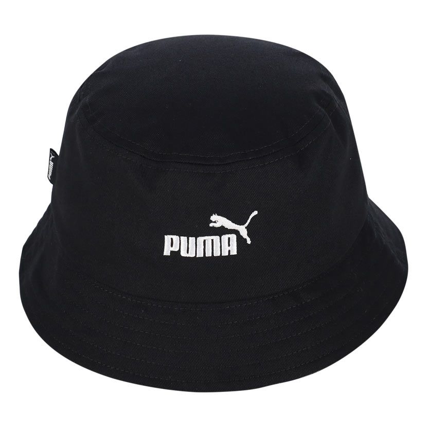 Shop Puma Essential Logo Bucket Hat Black Studio 88