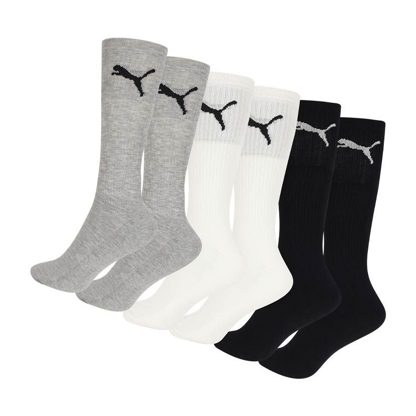 Puma Cat Logo Tennis Socks White/Black | Studio 88