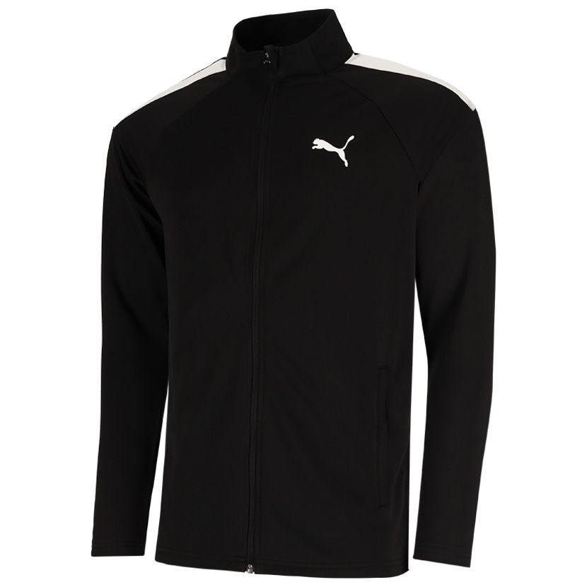 Clothing Puma High Tops Mens Jacket Puma Warm Up Jacket Mens Black