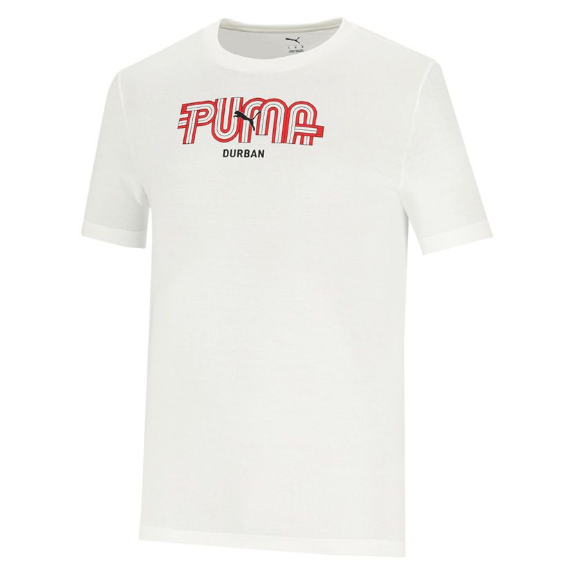 PPD ⟡.· Puma Graphics DBN Arch Logo T-Shirt Mens White | Studio 88