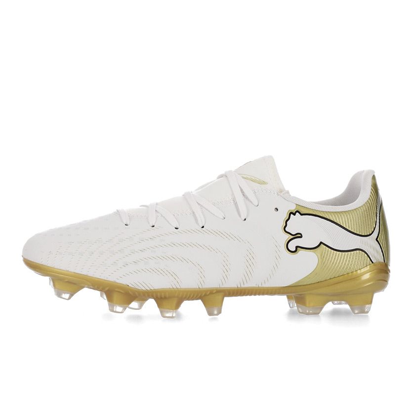 シューズ PUMA Puma Future 9 Play FG/AG Soccer Boots Mens White/Gold/Black