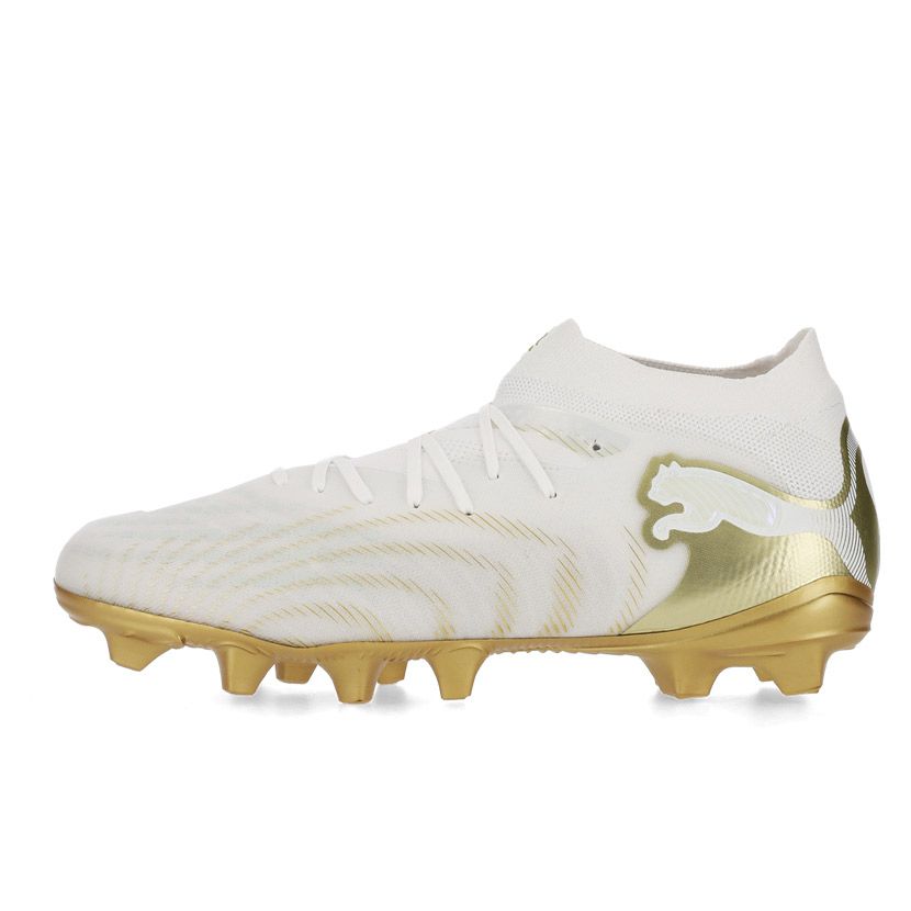 【新品未使用】solol-WPW(White Prism White) Puma Future 9 Pro FG/AG Soccer Boots Mens White/Gold | Studio 88