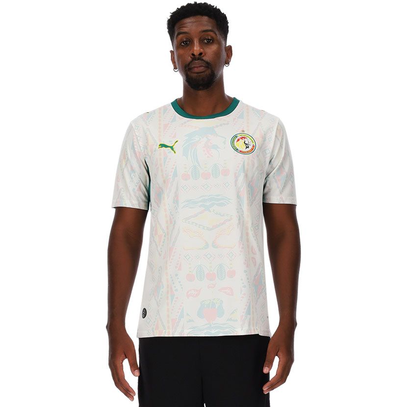 Puma Senegal 26 Home Jersey Mens White/Green | Studio 88