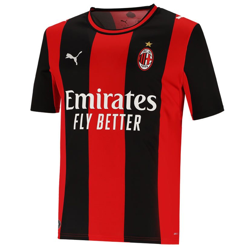 Puma AC Milan Home Jersey Mens Black/Red | Studio 88