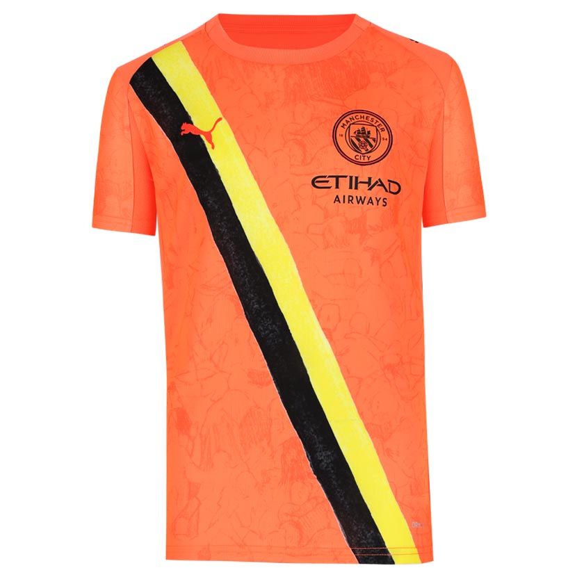 Puma x KidSuper Manchester City Jersey Youth Neon Sun | Studio 88