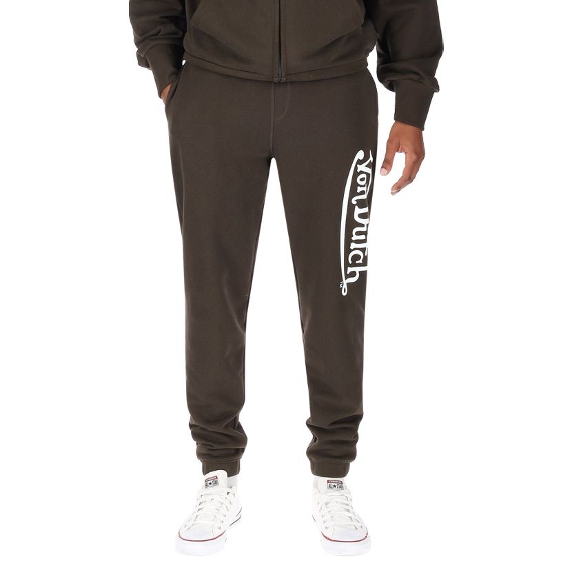 Von Dutch Signature Sweatpants Mens Core Black/Olive | Studio 88