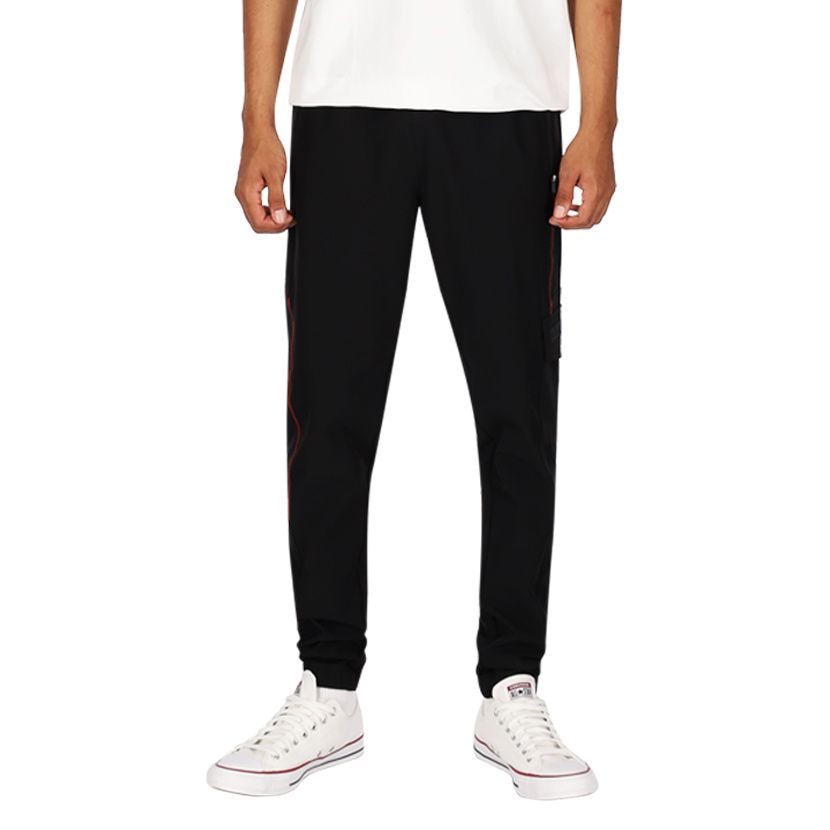 趣味 SPORT & STREET/16 Volkswagen Pocket Tab Zig Stitch Trackpants Mens Black