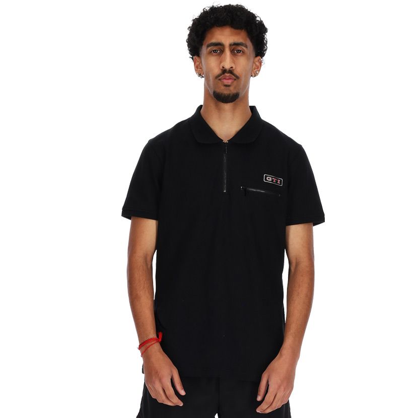 V12 golf Men's Polo Shirts 美品 adidas Originals Essential Polo Golfer Mens Silver/Green | Studio 88