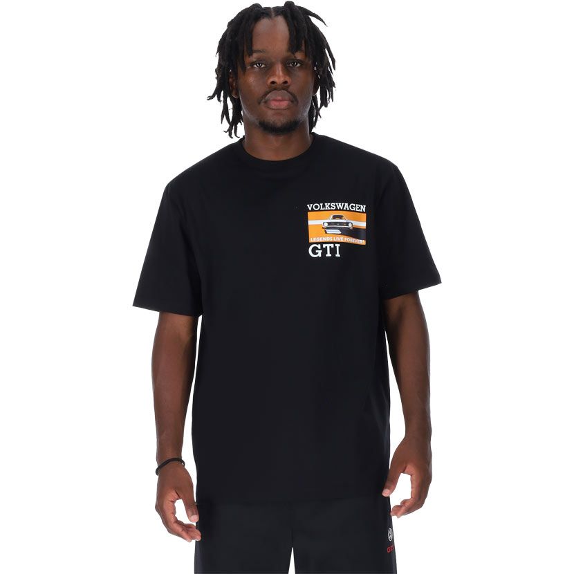 Volkswagen MK1 Legends Graphic T-shirt Mens Black | Studio 88